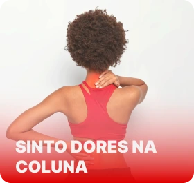 foto de mulher com dor na coluna