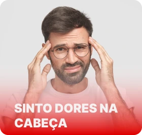 foto de homem com dor de cabeça